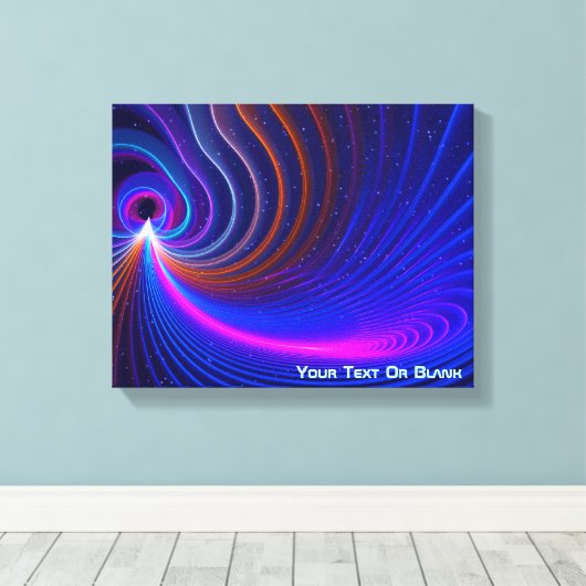 Toile Courbure de l'espace (Insitu (Plancher de Bois))