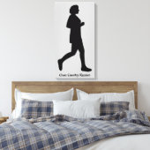 Toile Coureur de fond Silhouette féminine Canvas (Insitu(Chambre))