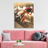 Toile Coureur de Motocross (Insitu(Salon))