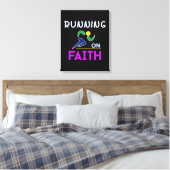 Toile Courir sur la foi Christian Runner (Insitu(Chambre))