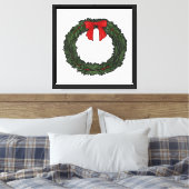 Toile Couronne de Noël Classique (Insitu(Chambre))