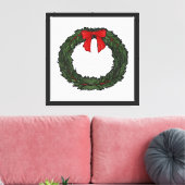 Toile Couronne de Noël Classique (Insitu(Salon))