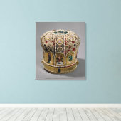 Toile Couronne mitre sertie de perles et précieux (Insitu (Plancher de Bois))