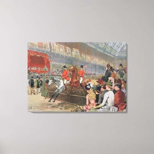 Toile Course à cheval, 1886 (Recto)