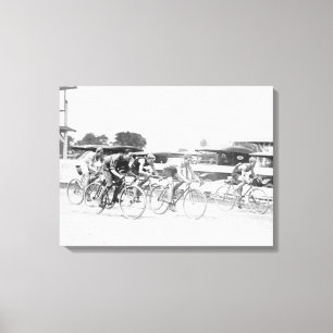 Toile Course de bicyclette en photographie de Washington