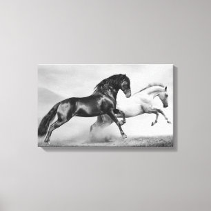 Toile Course de chevaux