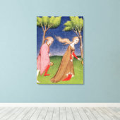 Toile Course de Melanion contre Atalanta (Insitu (Plancher de Bois))