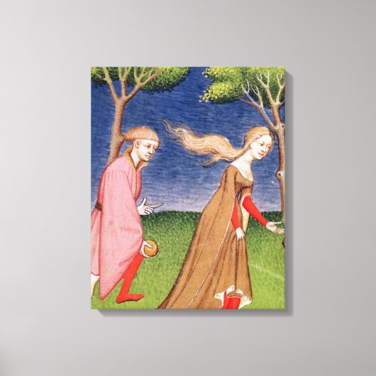 Toile Course de Melanion contre Atalanta (Recto)