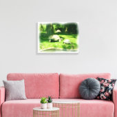 Toile Course de tortues (Insitu(Salon))