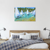 Toile Course de voiliers (Insitu(Chambre))