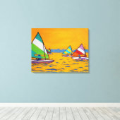 Toile Course de voiliers Sunfish (Insitu (Plancher de Bois))