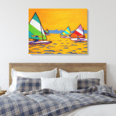 Toile Course de voiliers Sunfish (Insitu(Chambre))