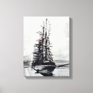 Toile Course des grands navires Regata Cutty Sark/Cutty