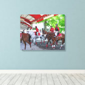 Toile Course historique de Saratoga (Insitu (Plancher de Bois))