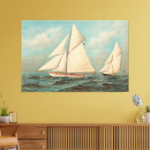 Toile Course Nautique Vintage Yachts #1 (Insitu(Salon))