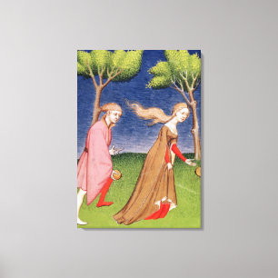 Toile Courses de Melanion contre Atalanta