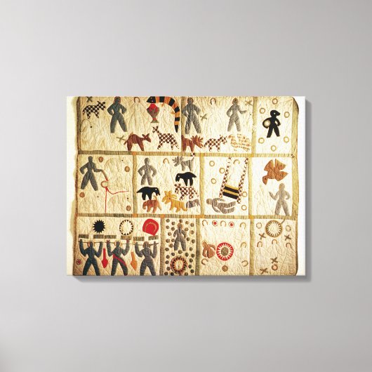 Toile Courtepointe biblique, Virginie (Recto)