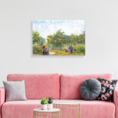 Toile Courting Couples in the Voyer d'Argenson Park Gogh (Insitu(Salon))