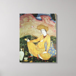 Toile Courtisan de la cour de Shah Abbas I