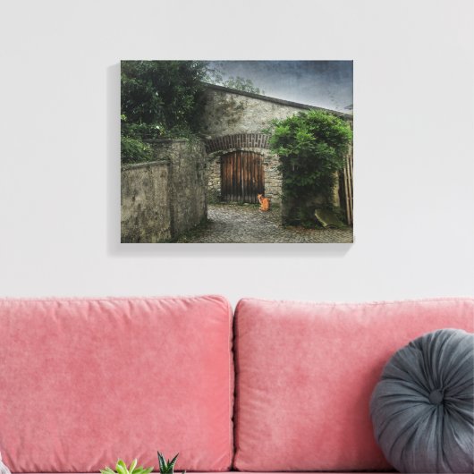 Toile Courtyard Cat (Insitu(Salon))