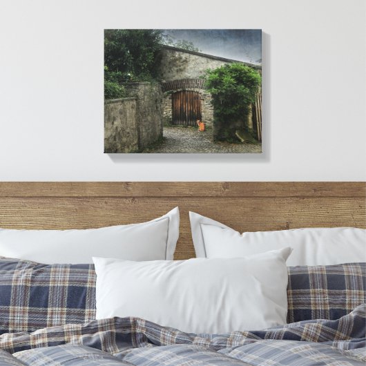 Toile Courtyard Cat (Insitu(Chambre))