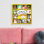 Toile Cousin 12 Photo Collage Retro Comic Book Fun (Insitu(Salon))