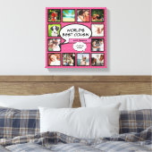 Toile Cousin Fun Girly Rose Cool Comic Photo Collage (Insitu(Chambre))