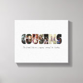 Toile Cousins Photo Collage Canvas Imprimer (Recto)