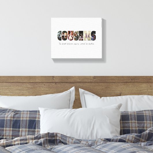 Toile Cousins Photo Collage Canvas Imprimer (Insitu(Chambre))