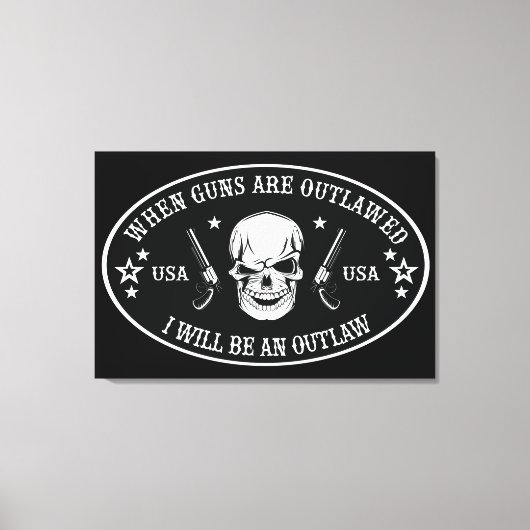 Toile Coussin 2e Amendement (Recto)