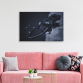 Toile Couteau sur noir (Insitu(Salon))