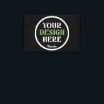 Toile coutume, unique, élégant et minimaliste hershey®'s<br><div class="desc">Ce design est accessible à tous. N'hésitez pas à personnaliser le logo,  les images,  le texte et les couleurs selon vos préférences. Merci beaucoup.</div>