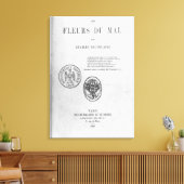 Toile Couverture avant, première édition de 'Les Fleurs (Insitu(Salon))