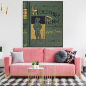Toile Couverture de 'Adventures of Huckleberry Finn' par (Insitu(Salon))
