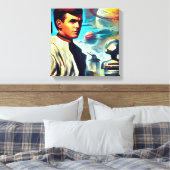 Toile Couverture de magazine pulp SF Style 2 (Insitu(Chambre))