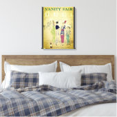 Toile Couverture de magazine Vintage Vanity Fair (Insitu(Chambre))