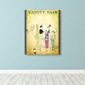 Toile Couverture de magazine Vintage Vanity Fair (Insitu (Plancher de Bois))