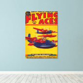 Toile Couverture du magazine Flying Aces (Insitu (Plancher de Bois))
