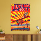 Toile Couverture du magazine Flying Aces 2 (Insitu(Salon))