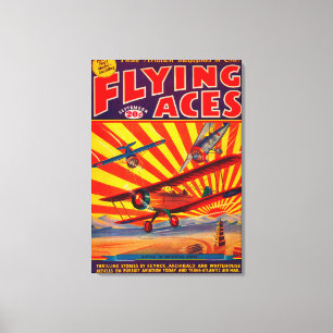 Toile Couverture du magazine Flying Aces 2