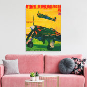 Toile Couverture du magazine Flying Aces 3 (Insitu(Salon))
