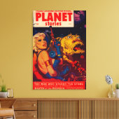 Toile Couverture du magazine Planet Stories (Insitu(Salon))