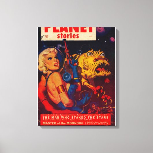 Toile Couverture du magazine Planet Stories (Recto)