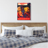Toile Couverture du magazine Planet Stories (Insitu(Chambre))