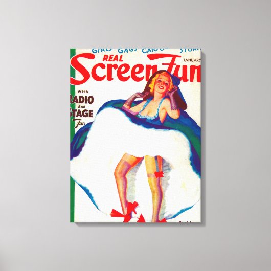 Toile Couverture du magazine Real Screen Fun (Recto)