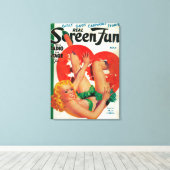 Toile Couverture du magazine Real Screen Fun 2 (Insitu (Plancher de Bois))