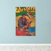 Toile Couverture du magazine Western Trails 2 (Insitu (Plancher de Bois))