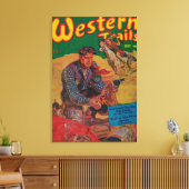 Toile Couverture du magazine Western Trails 2 (Insitu(Salon))