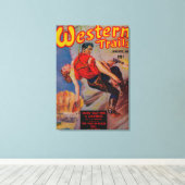 Toile Couverture du magazine Western Trails 3 (Insitu (Plancher de Bois))