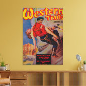 Toile Couverture du magazine Western Trails 3 (Insitu(Salon))